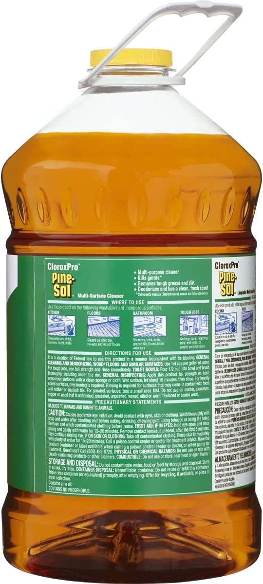 CloroxPro Pine-Sol Multi-Surface Cleaner, Original Pine, 144 Fluid Ounces (Package May Vary)
