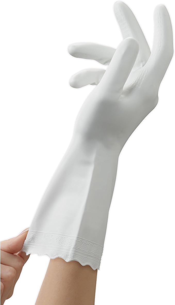 Mr. Clean, 243032 Bliss, Small Latex Free, Vinyl, Soft Ultra Absorbent Lining, Non- Slip Swirl Grip Gloves, (Small)