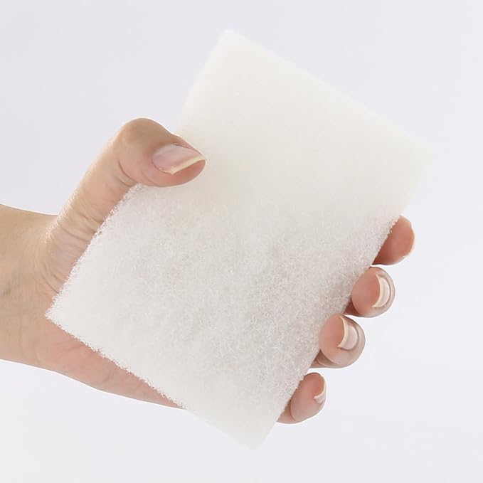 Royal White Fine Scouring Pads, 3.5 Inch x 5 Inch, Package of 40