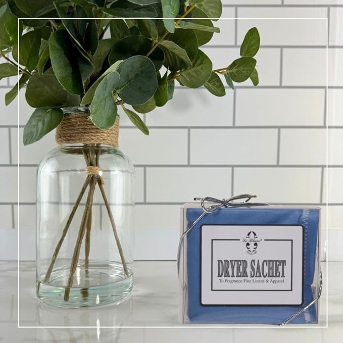 Le Blanc® Blue Violet Single Pack Dryer Sachet - Luxury Scented Fabric Sachet for Your Dryer (1 Pack)
