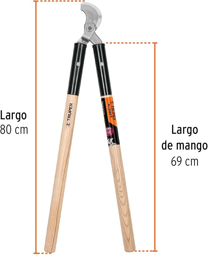 TRUPER T-40 33" Heavy Duty Wood Handle Bypass Lopper