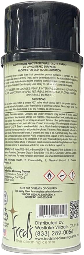 Sofresh Fabric and Upholstery Refresher - Odor Eliminator by Fred's Fine Cleaning Center, Fabric Freshener for Couch, Carpet, Rugs, 14 Ounce Natural Scent Restore Freshness Instantly.