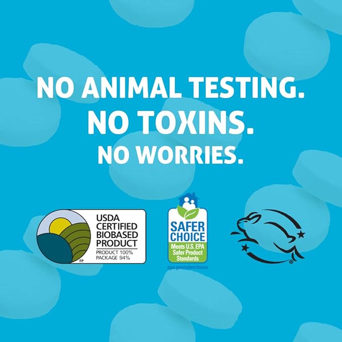 DAZZ Natural Cleaning Tablets - Window & Glass Cleaner Refill Pack - Makes (4) 32oz Bottles - Just Add Water