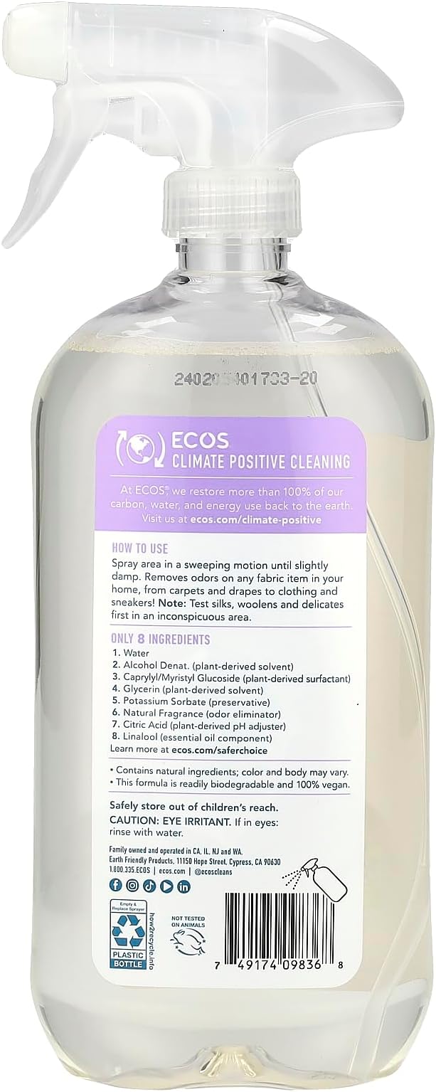 Earth Friendly Products Eco Breeze, Lavender Mint, 22 Ounce (Pack of 6)