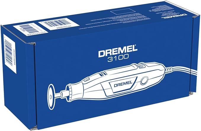 Dremel 3100-2/60 Variable Speed Rotary Tool Kit- 2 Attachments and 60 Accessories, Ideal for a Variety of Crafting and DIY Projects- Cutting, Sanding, Grinding, Polishing, Drilling, and Engraving