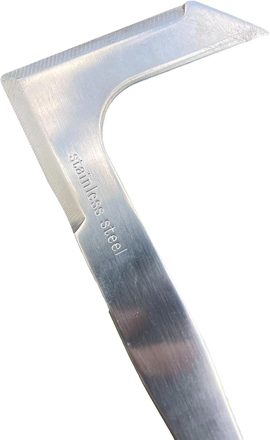 Garden Guru Patio Crack Weeder Tool with Ergonomic Handle – Stainless Steel Weed Puller for Patio Sidewalk Driveway Cracks | Rust Resistant (4 Pack)