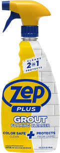 Zep Plus Grout Foaming Cleaner - 32 Fl OZ - R54212-2-in-1 benefits clean while protecting grout from water, dirt and grime