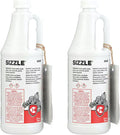 2 Pack Sizzle Drain and Waste System Cleaner, 1 qt Bottles - Ready to Use Liquid Drain Cleaner