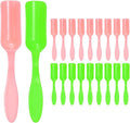 20-Pack Mini Gardening Shovel Spoons, Plastic Garden Soil Scoops for Cultivation Digging Transplanting/Flower Planting/Plant Succulent, Colorful Small Gardening Tools [Pink, Green]