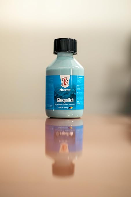 nextzett Glass Polish - Polish for Water Spots, Tree Sap, Bug Residue, and Road Film Removal - Automotive and Household Glass Care - 6.8 fl oz