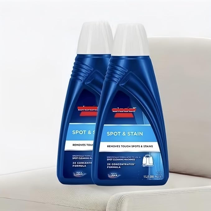Handheld vacuum cleaner Original Carpet cleaning solution. Compatible with BISSELL. Fabric Cleaning Machine Stain Remover 1558Z 4720Z 2765Z 2225Z 3598Z 3641Z 1383 3548(2L SET D 2PCS)