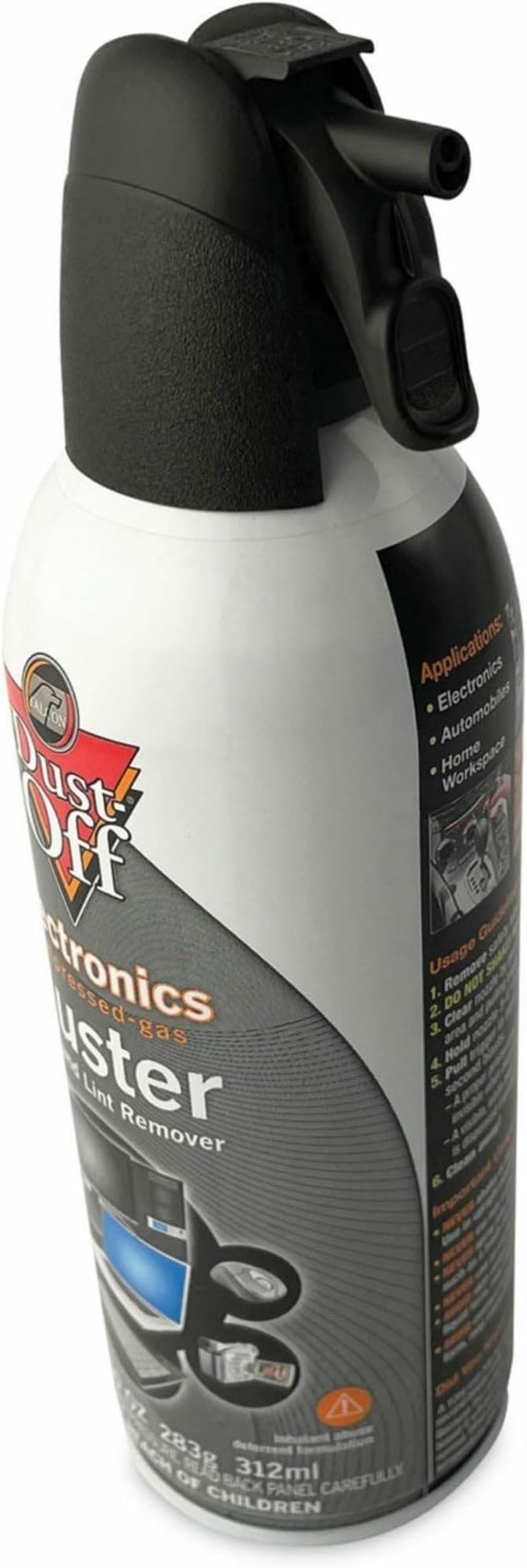 Dust-Off Plus Disposable Compressed Gas Duster, 10 Oz Bottle