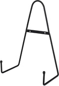 Milltown Merchants™ Metal Display Stand - Free Standing or Wall Mounted Decorative Plate Holder - Versatile Plate Hanger Stand - Black Metal Plate Stand - (1 Pack, X-Large)
