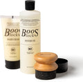 John Boos 3-Piece All-Natural Care & Maintenance Set - 16 oz Mystery Oil, 5 oz Board Cream & Round Applicator for Butcher Blocks, Cutting Boards, Wood Countertops, and Wooden Utensils