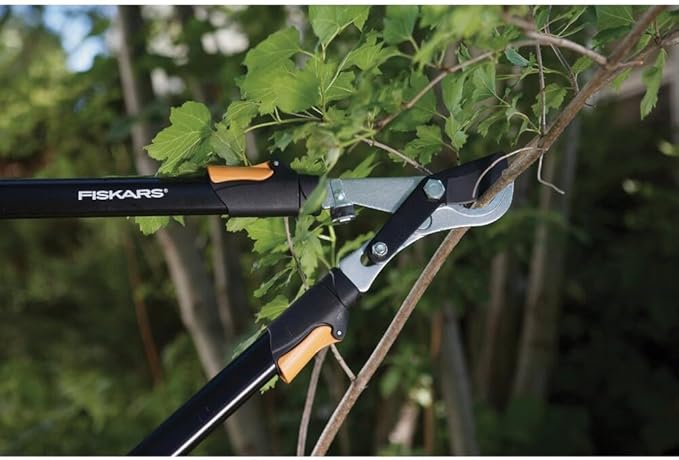 Fiskars - 91686935J 25 Inch Extendable Power-Lever Lopper, Blue