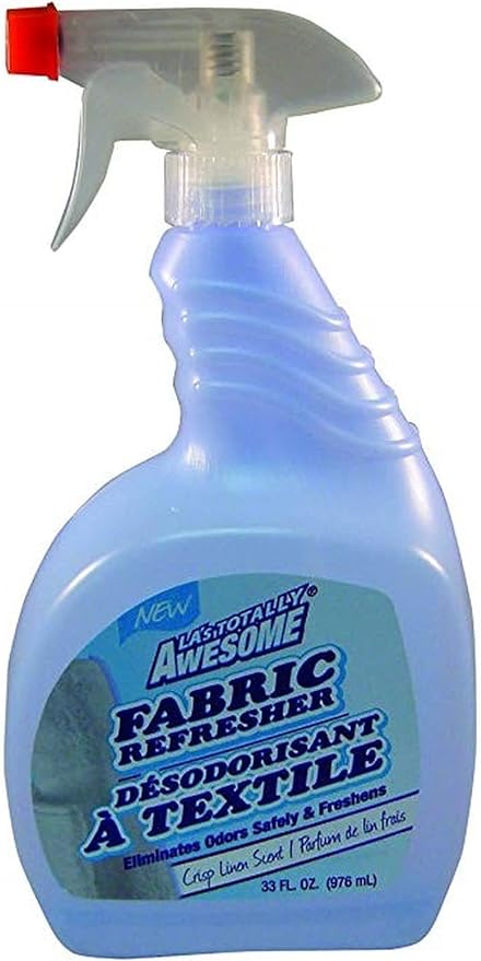 LA's Totally Awesome Extra-Strength Fabric Refreshener, Crisp Linen, 33 oz.