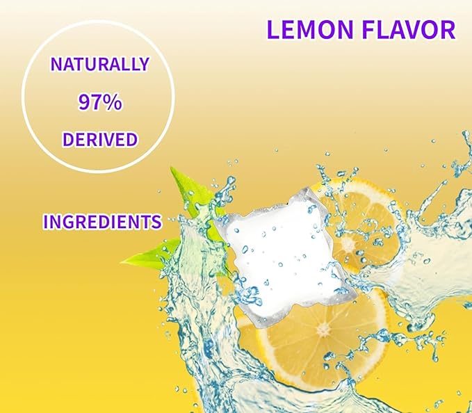 Hard Floor Cleaner,Lemon Scent 20 Count (1Pack) Made From Natural Ingredients,Safe for All Hard Floors,Perfect for Variety of Mop Buckets (Lemon-20)