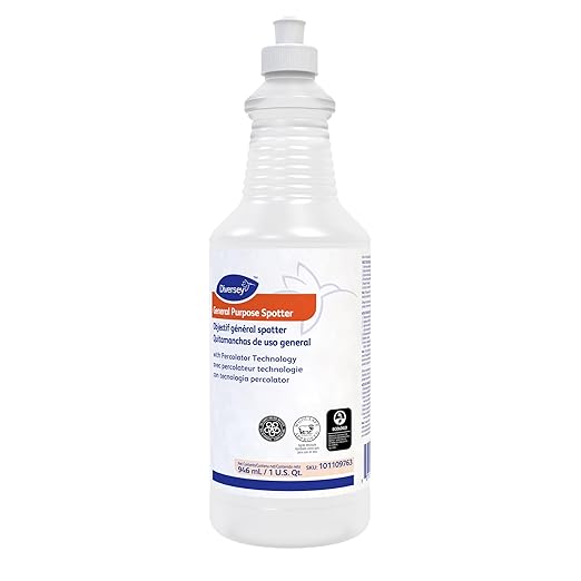 Diversey 101109763 General Purpose Spotter with Percolator Technology - Works on Tough Old Carpet Stains - Fresh Floral Scent, Ready-to-Use Liquid, 32-Ounce