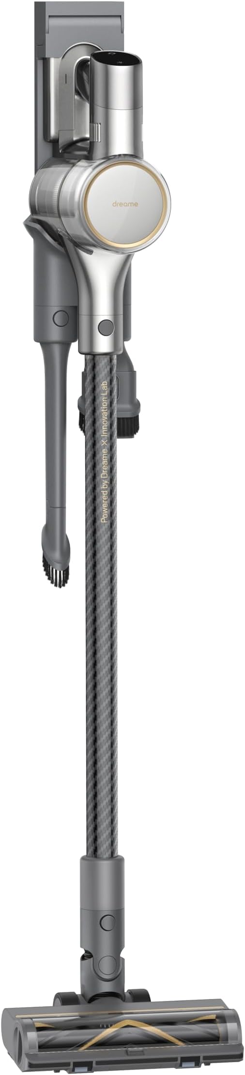 DREAME R20 Cordless Vacuum Cleaner with Dual Brush Head, Smart Stick Vacuum for Home, 190AW Powerful Suction, Up to 90 Mins, Blue Lights, Lightweight for Hard Floor, Carpet, Pet Hair