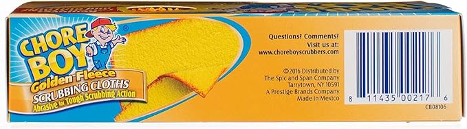 Chore Boy Golden Fleece Scrubbing Cloth, 2 ct-2 pk