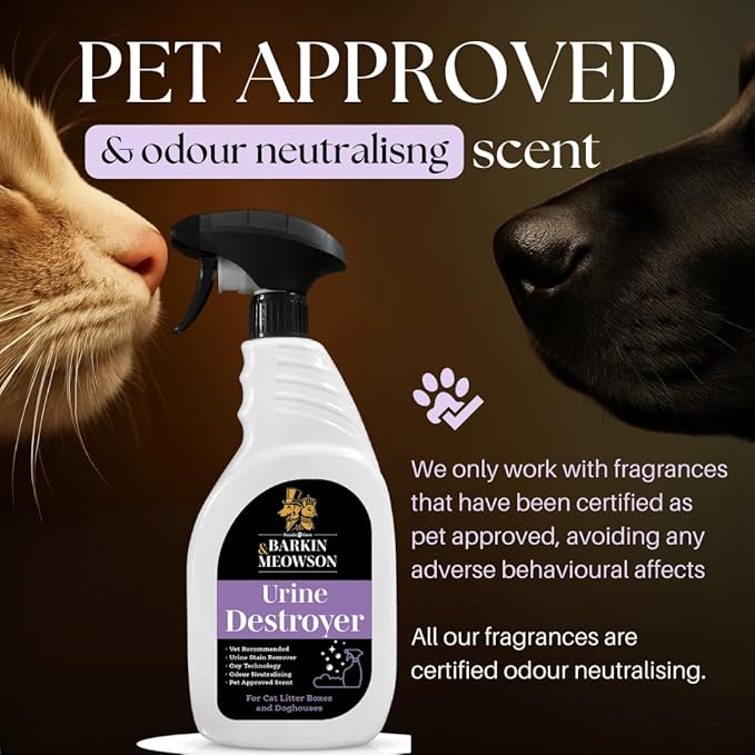 Barkin & Meowson Odor Neutralizing Urine Destroyer Spray 450ml / 15.83 fl.oz - Cleaning Spray for Hard Surfaces