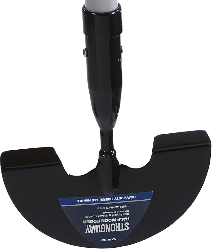Strongway Half Moon Edger 48in. w/Fiberglass Handle