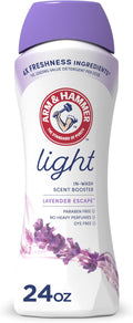 ARM & HAMMER Light In-Wash Scent Booster, Laundry Scent Booster Lavender Escape scent, 24 Oz