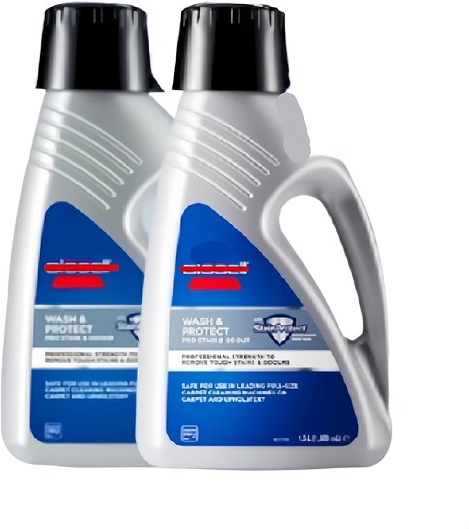 Handheld vacuum cleaner Original Carpet cleaning solution. Compatible with BISSELL. Fabric Cleaning Machine Stain Remover 1558Z 4720Z 2765Z 2225Z 3598Z 3641Z 1383 3548(3L SET E 2PCS)