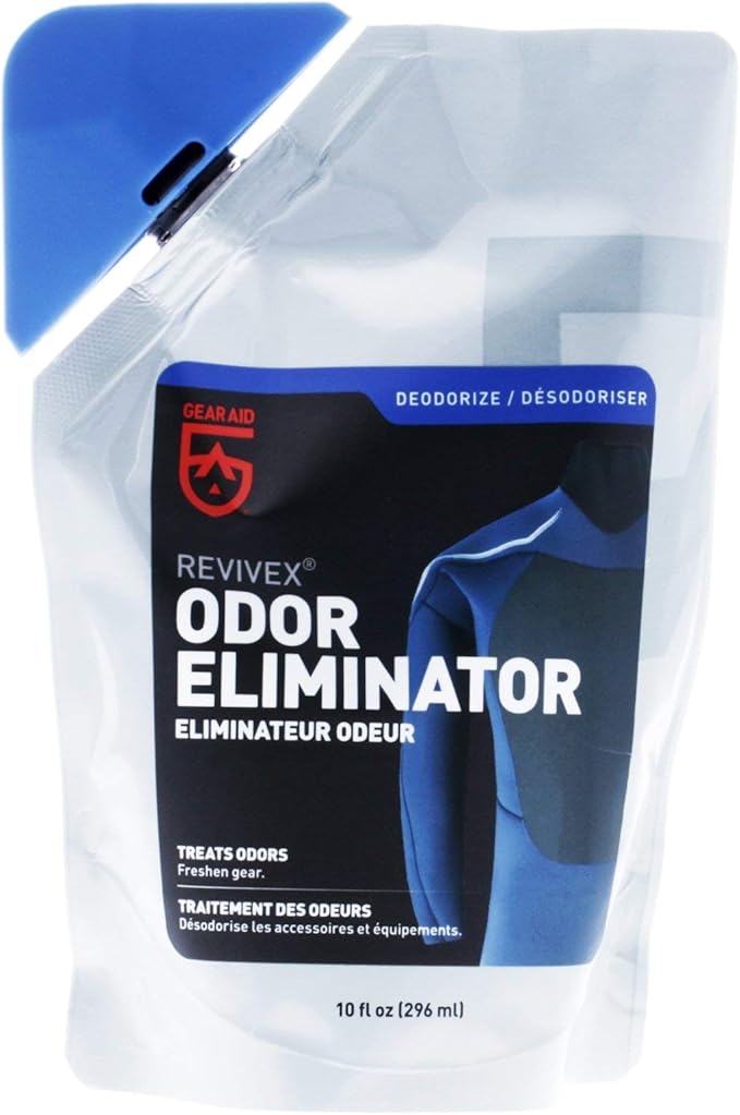 GEAR AID Revivex Odor Eliminator, All-Natural Formula for Removing Scents from Tents, Footwear and Sports Gear, 10 fl oz