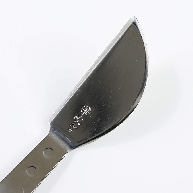 Wazakura Bonsai Curved Tip Tweezer with Spatula MADE IN JAPAN 8-1/4in(210mm) Stainless Steel