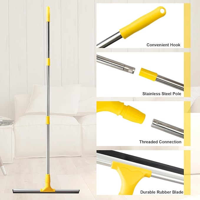 Yellow Stainless Steel Squeegees
