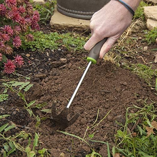 AMES 2445600 2-in-1 Hand Hoe and Cultivator with Ergo Gel Grip, 13-Inch