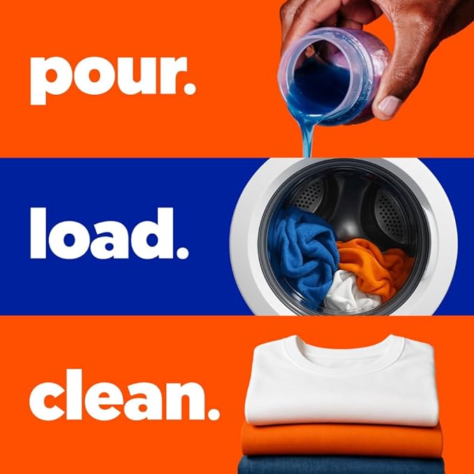 Tide Laundry Detergent Liquid, Original Scent, 64 Loads, 80 FL OZ, Works on 100% of Common Stains, Laundry Soap, Liquid Laundry Detergent