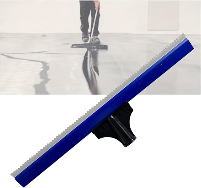 20 Inch Teeth Notched Squeegee, Epoxy Squeegee for Self Leveling Cement Urethane Epoxy Floor Tools, Lightweight Floor Wall Spreader, Professional Tool for Garage Floors Driveways Walls #20