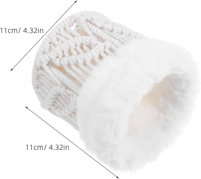 Boho Eyeglass Holder Stand with Cotton Rope Sunglasses Organizer Box for Home Desk Nightstand Eyewear Storage Leaf Pattern Creative Decor