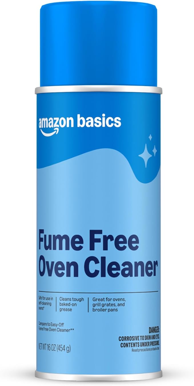 Amazon Basics Fume Free Oven Cleaner, Lemon Scent, 16 oz, Pack of 1