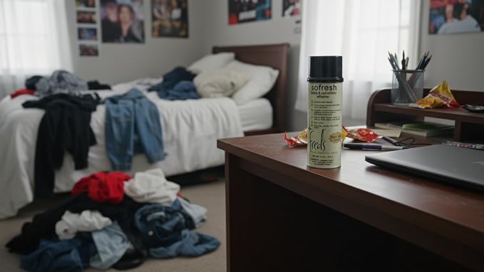 Sofresh Fabric and Upholstery Refresher - Odor Eliminator by Fred's Fine Cleaning Center, Fabric Freshener for Couch, Carpet, Rugs, 14 Ounce Natural Scent Restore Freshness Instantly.