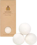 SuperBee Wool Dryer Balls – 100% New Zealand Wool, Natural Fabric Softener for Laundry – Eco Friendly Reusable Fragrance Free