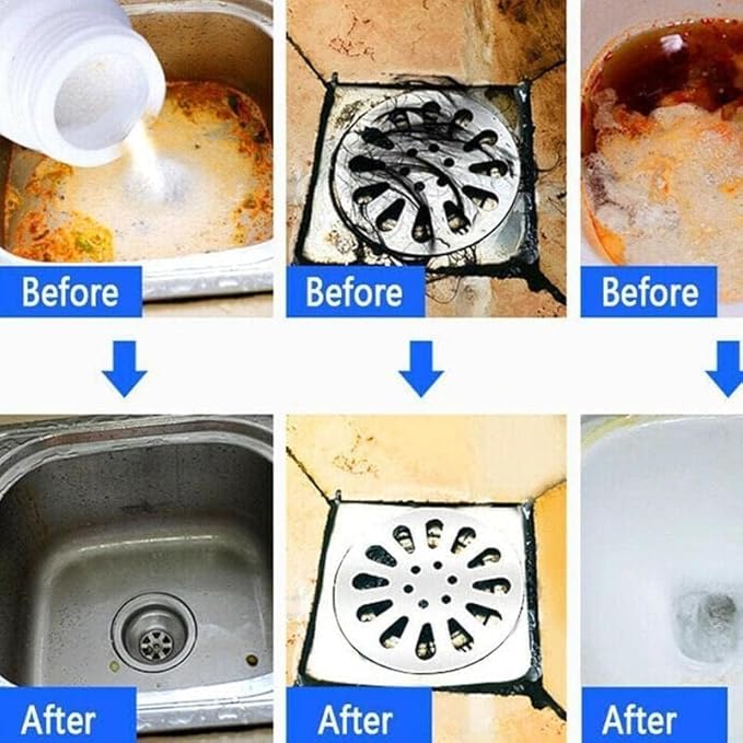 Wild Tornado Sink and Drain Cleaner, Fast Foaming Sink Cleaner for Kitchen Bathroom & Toilet Pipeline Quick Cleaning Tool (4PCS)