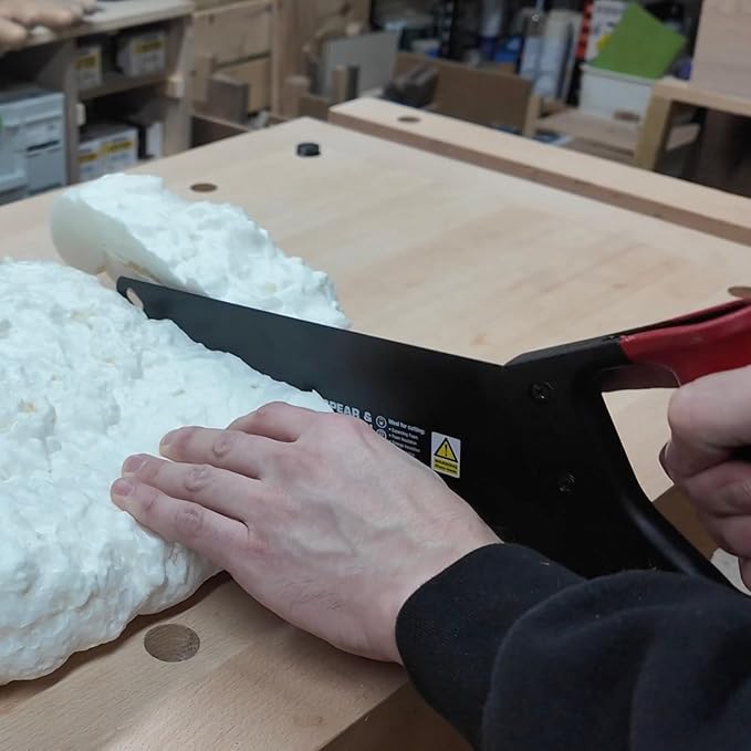 Spear & Jackson Insulation Saw, Predator Range 14" Carbon Steel Blade for Clean, Airborne-Particle Reducing Cuts in Foam and Fiberglass Insulation