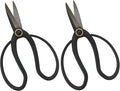 Garden Guru Bonsai Scissors - Traditional Butterfly Bonsai Pruner Shear for Precise Trimming Pruning and Deadheading of Flowers Plants, Japanese Bonsai Garden Tools (180mm 2 Pack)