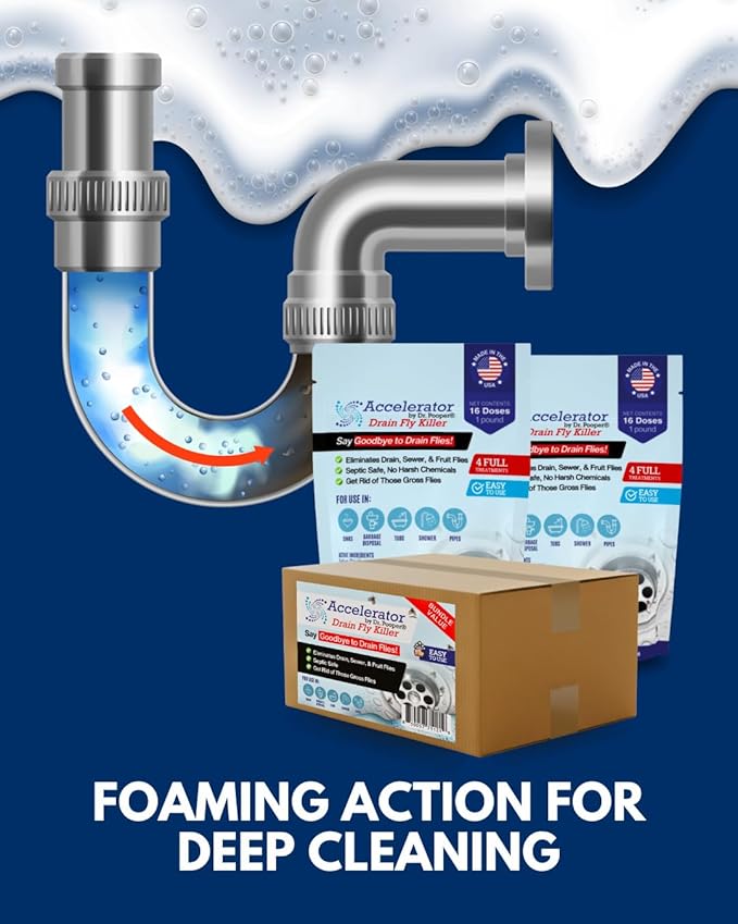 Drain Powder 32oz Powder – Complete Drain & Pipe Treatment Kit