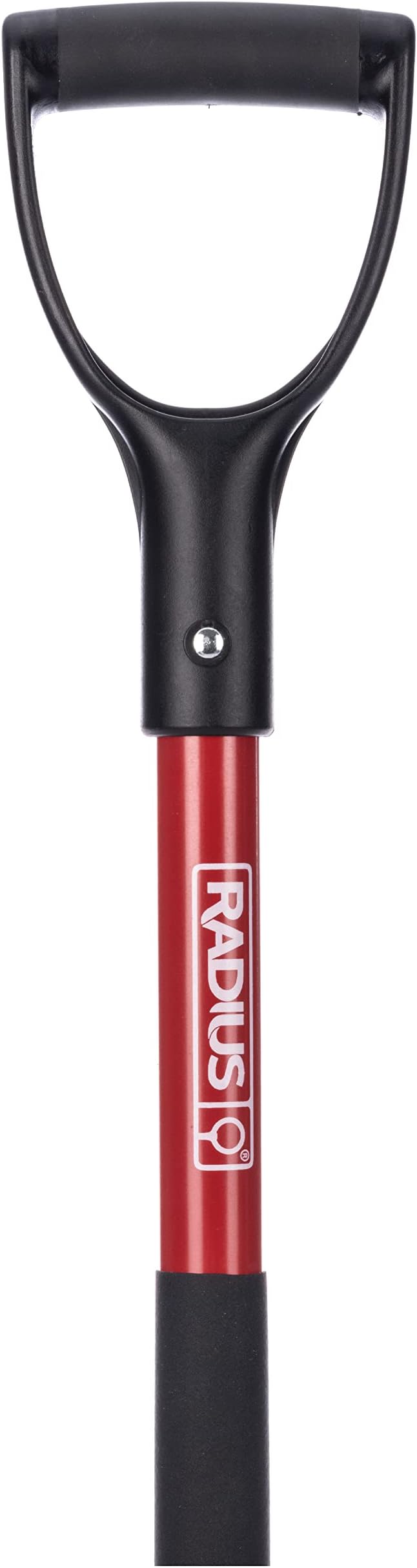 Radius Premium D-Handle Round-Point Shovel, Fiberglass Shaft