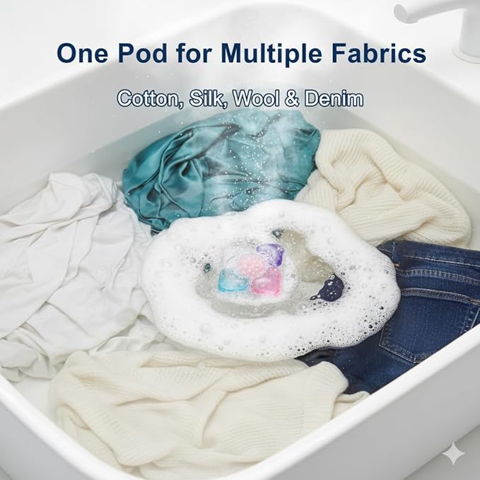 5 in 1 Laundry Beads - 5 in 1 Laundry Pods with Fabric Softener & Scent Beads(100PCS)
