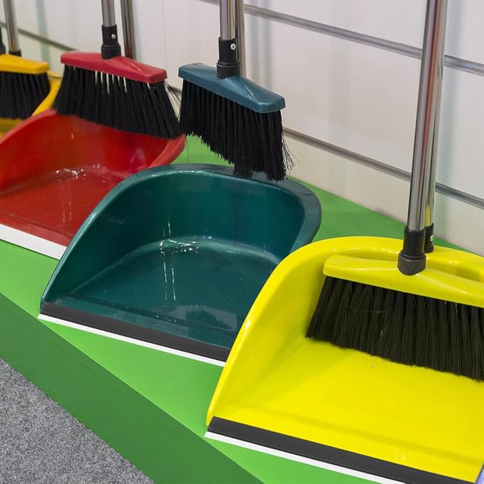 Housoutil Dustpan Rubber Lip Replacement Strips 4-Pack Durable Edge Repair Accessories for Garbage Shovels and Dustpans Easy Installation for Home and Office Cleaning Tools 10.23X0.78X0.11In