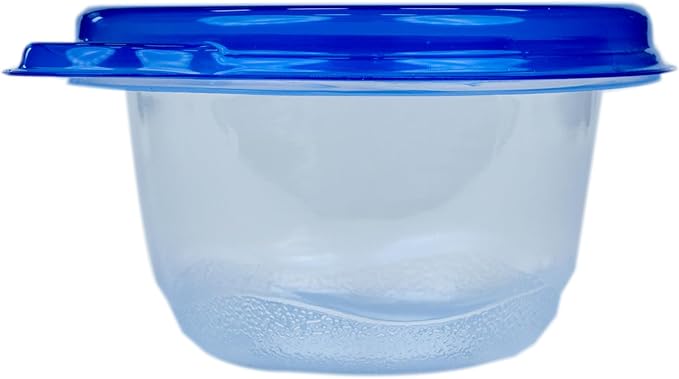 Glad GladWare Mini Round Food Storage Containers with Lids, Small BPA Free Reusable Plastic Snack Containers with Lock Tight Seal for Lunch, Portion Control, and On the Go, 4 Oz, 8 Count