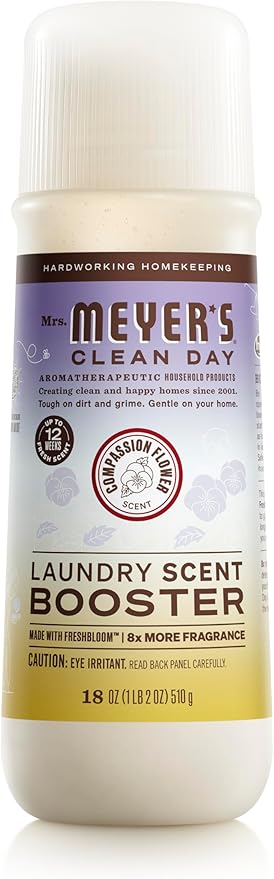 Mrs. Meyer's Clean Day Laundry Scent Boosters, Compassion Flower Scent, 18oz