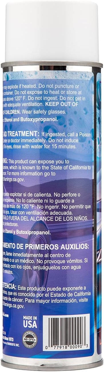 NOVUS 1802 | Glass Cleaner Spray | Powerful Foaming Glass Cleaner, Streak-Free Shine for Home and Auto | Safe for All Glass Surfaces | 19 Ounces (1 Pack) |