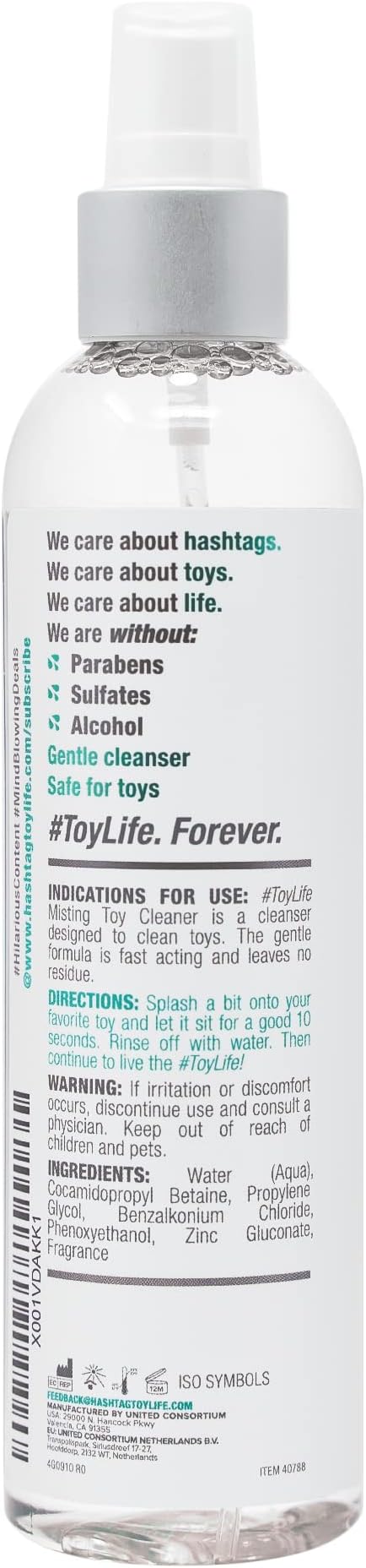 #ToyLife All-Purpose Misting Toy Cleaner, All-Purpose Cleaning Solution, Sprays Perfect Amount, 8 Fl Oz