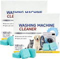 Washing Machine Cleaner Tablets, 2026 New Washer Cleaner Tablets, Deep Cleaning Pet Hair Remover for Laundry Room, Eco-Friendly Odor Remover for Pet Owners (2pcs)